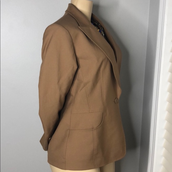 Anne Klein Suit, one button Oversized Blazer - Picture 4 of 8